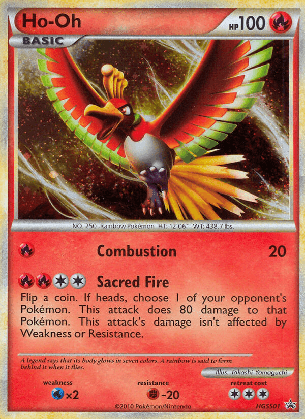 Carta Pokémon Ho-Oh HGSS01
