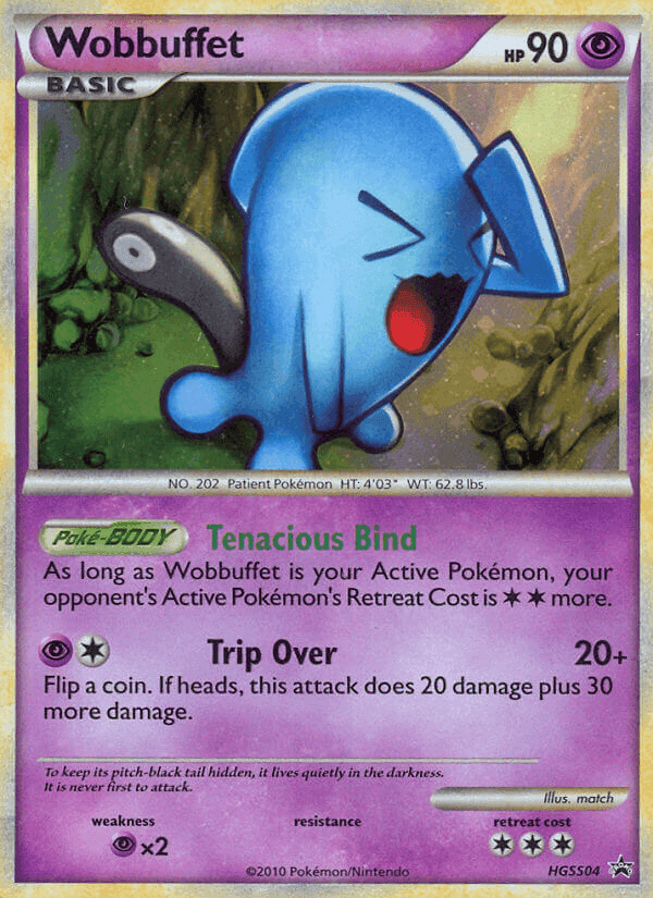 Carta Pokémon Wobbuffet HGSS04