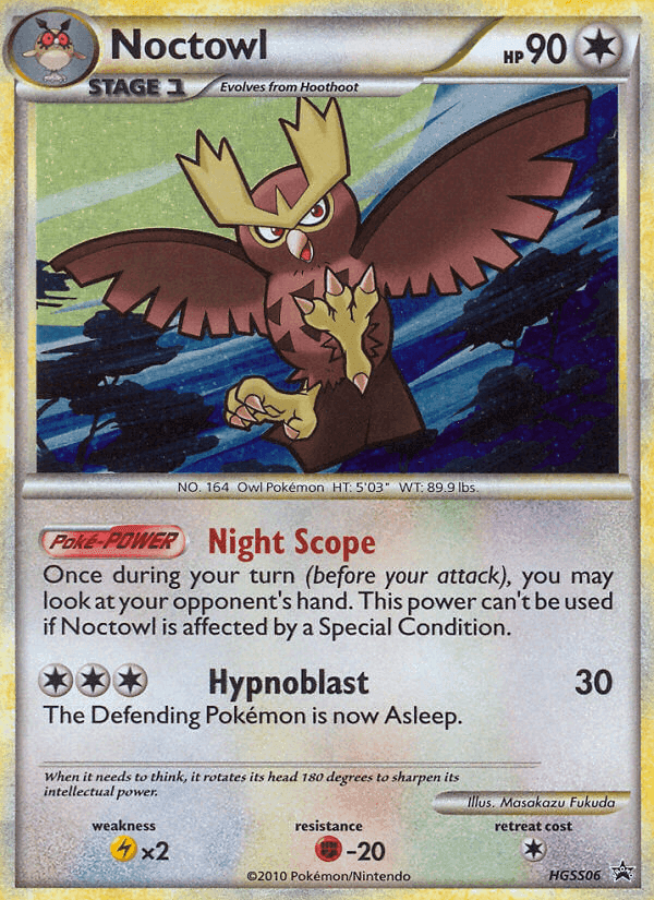 Carta Pokémon Noctowl HGSS06