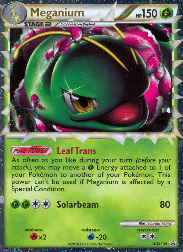Carta Pokémon Meganium HGSS08