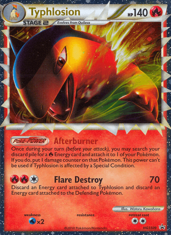 Carta Pokémon Typhlosion HGSS09