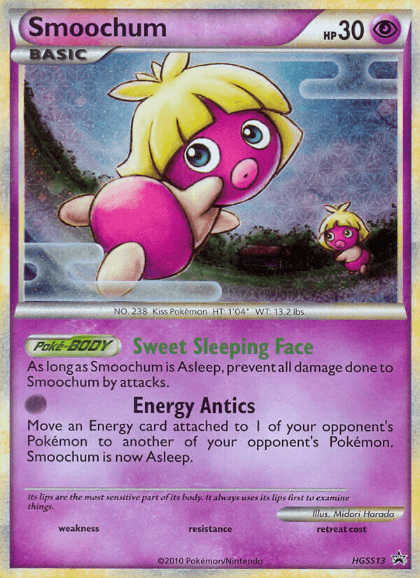 Carta Pokémon Smoochum HGSS13