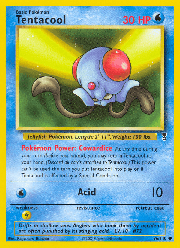 Carta Pokémon Tentacool 96