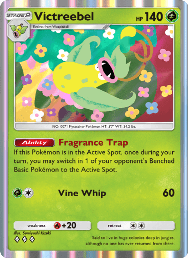 Carta Pokémon Victreebel 020