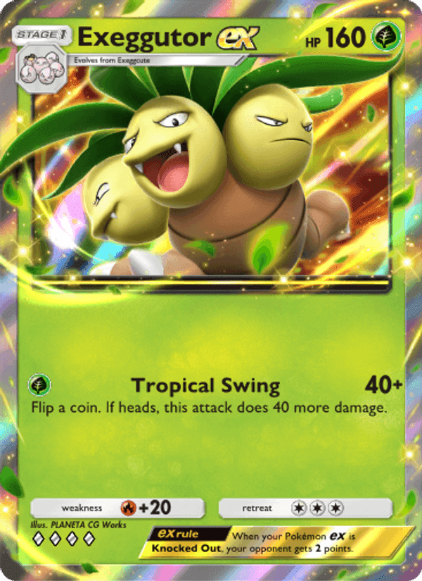 Carta Pokémon Exeggutor ex 023