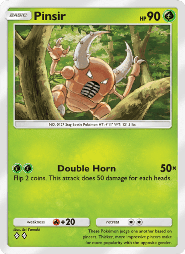 Carta Pokémon Pinsir 026