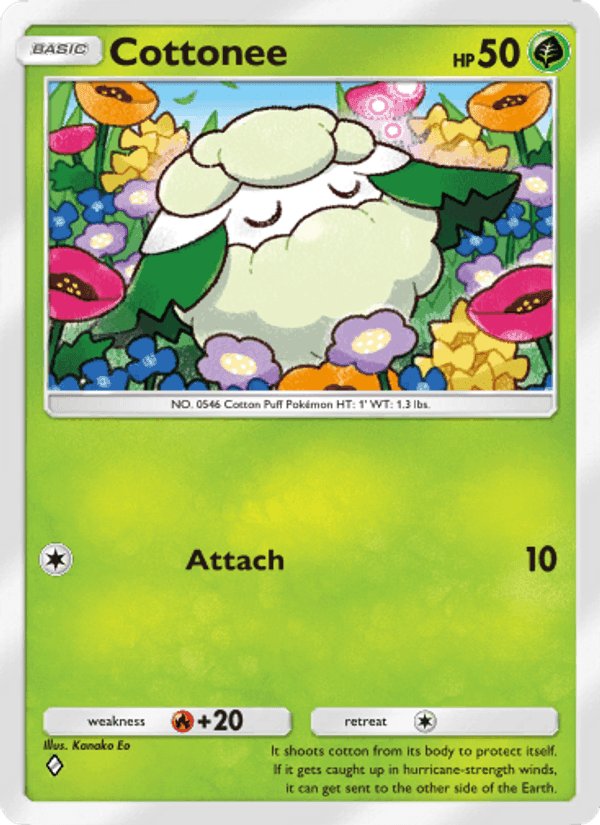 Carta Pokémon Cottonee 027