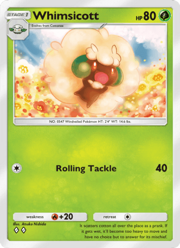 Carta Pokémon Whimsicott 028