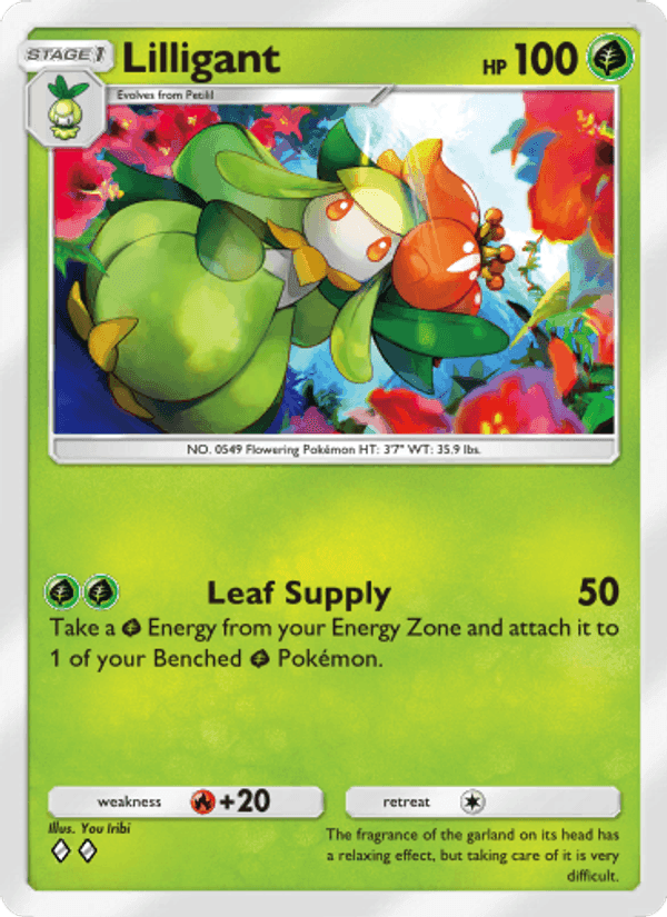 Carta Pokémon Lilligant 030