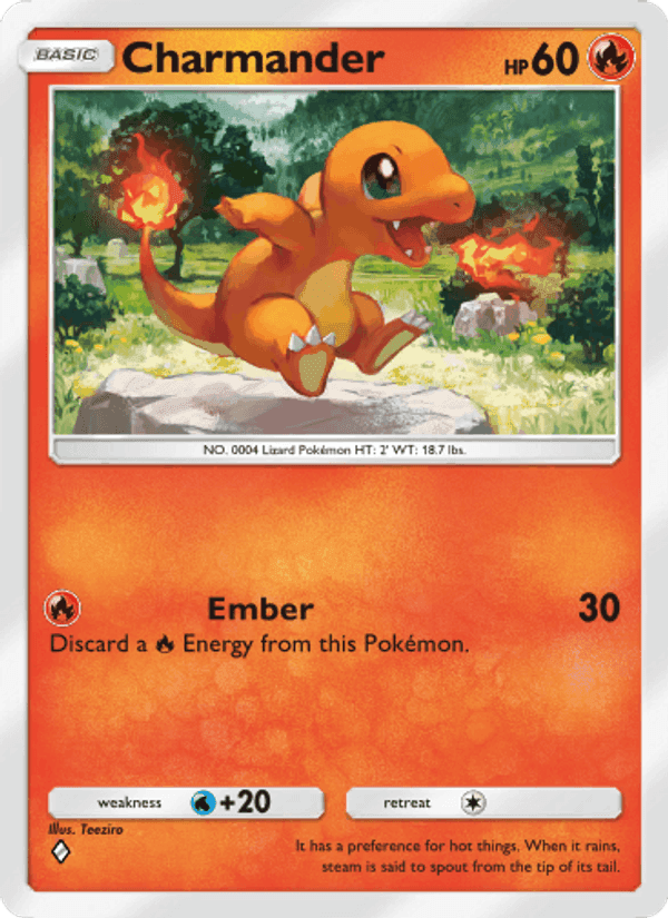 Carta Pokémon Charmander 033