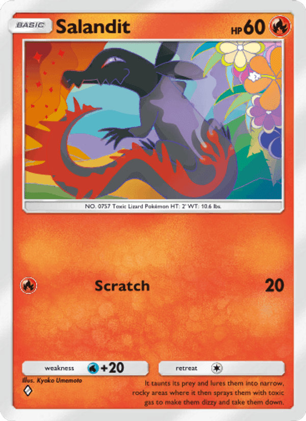 Carta Pokémon Salandit 049