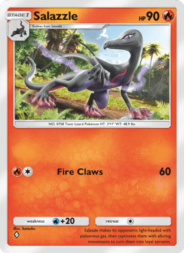 Carta Pokémon Salazzle 050