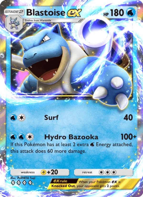 Carta Pokémon Blastoise ex 056