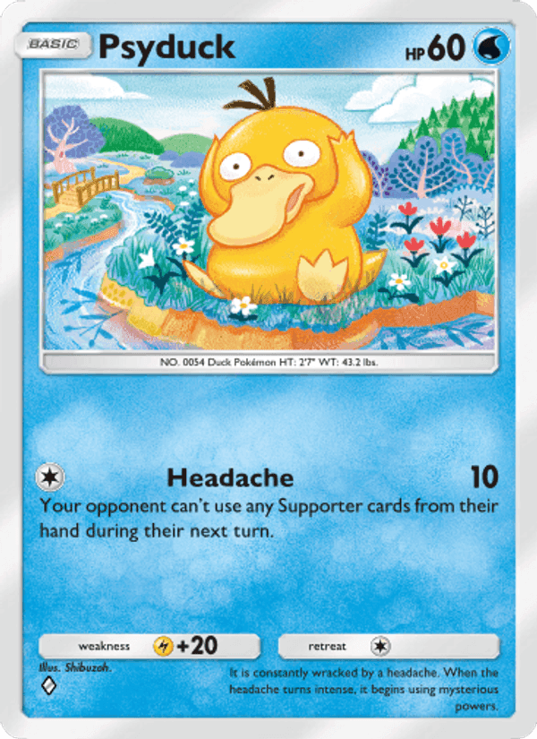 Carta Pokémon Psyduck 057