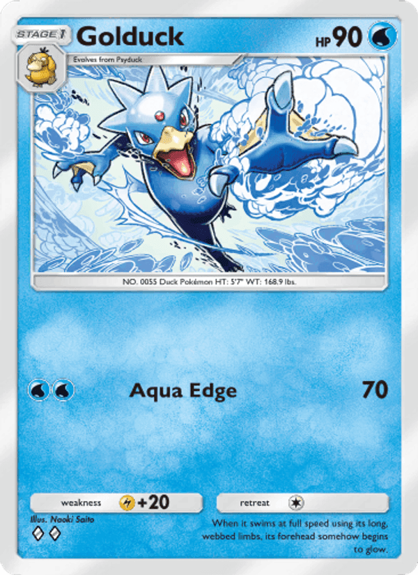 Carta Pokémon Golduck 058