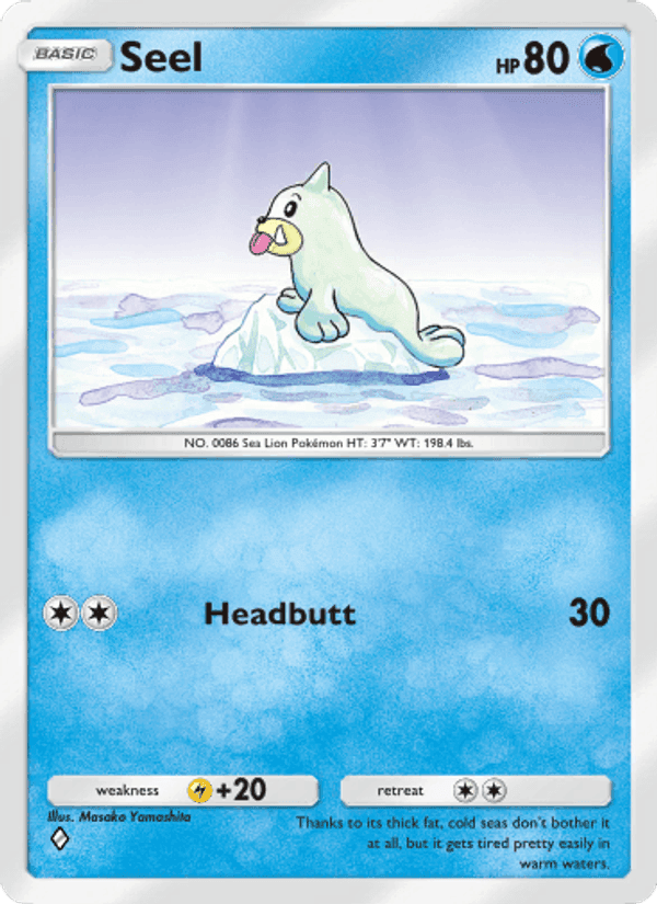 Carta Pokémon Seel 064