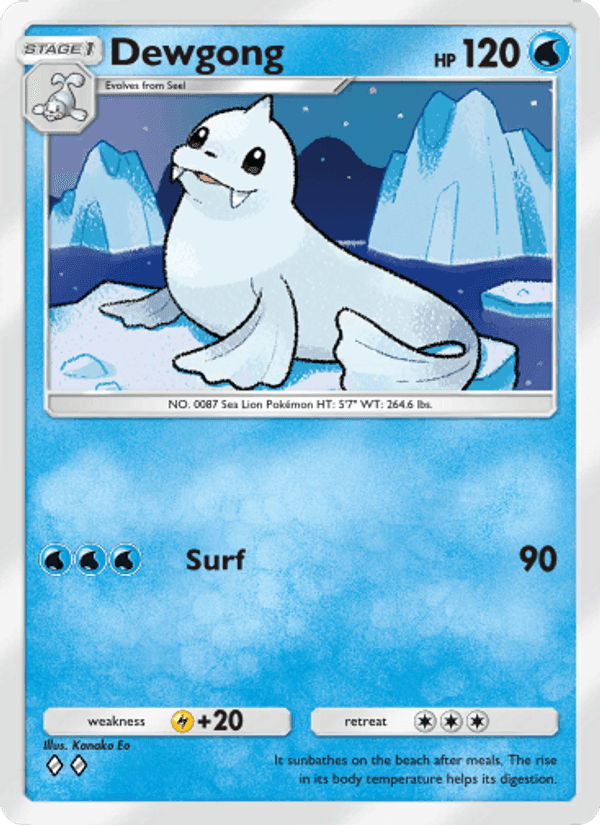 Carta Pokémon Dewgong 065