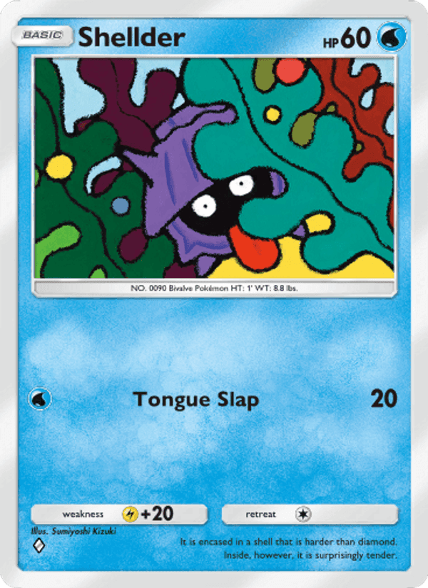 Carta Pokémon Shellder 066