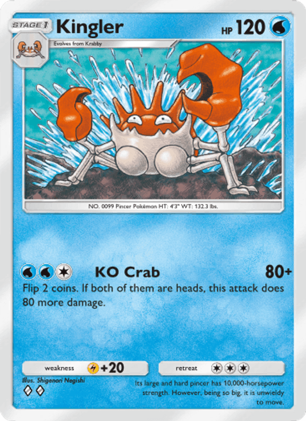 Carta Pokémon Kingler 069