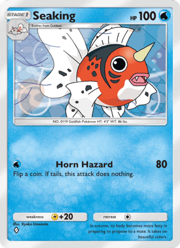 Carta Pokémon Seaking 073