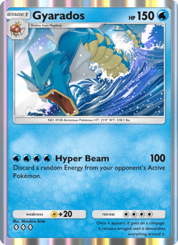 Carta Pokémon Gyarados 078 de A1