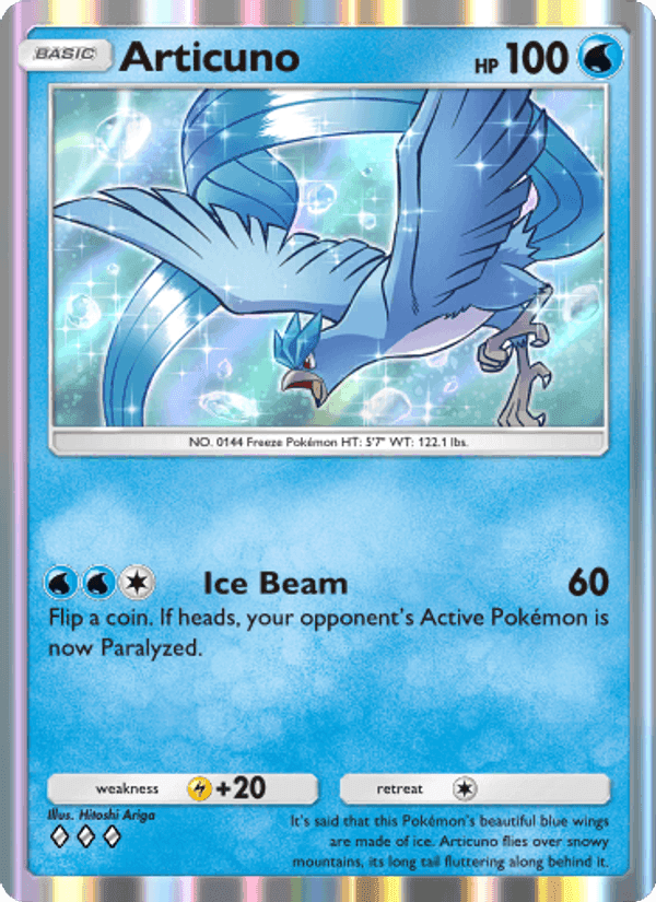 Carta Pokémon Articuno 083