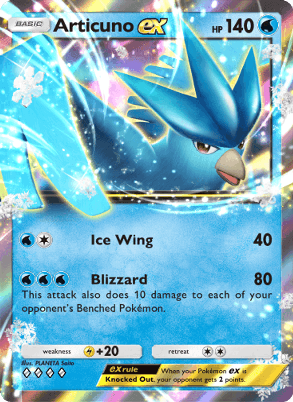 Carta Pokémon Articuno ex 084