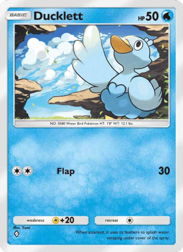 Carta Pokémon Ducklett 085