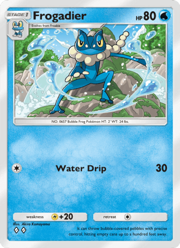 Carta Pokémon Frogadier 088