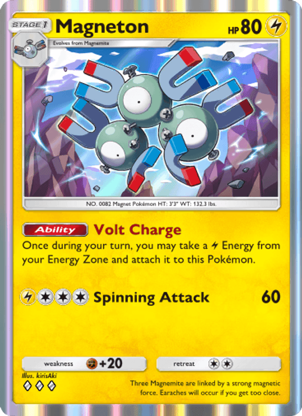 Carta Pokémon Magneton 098