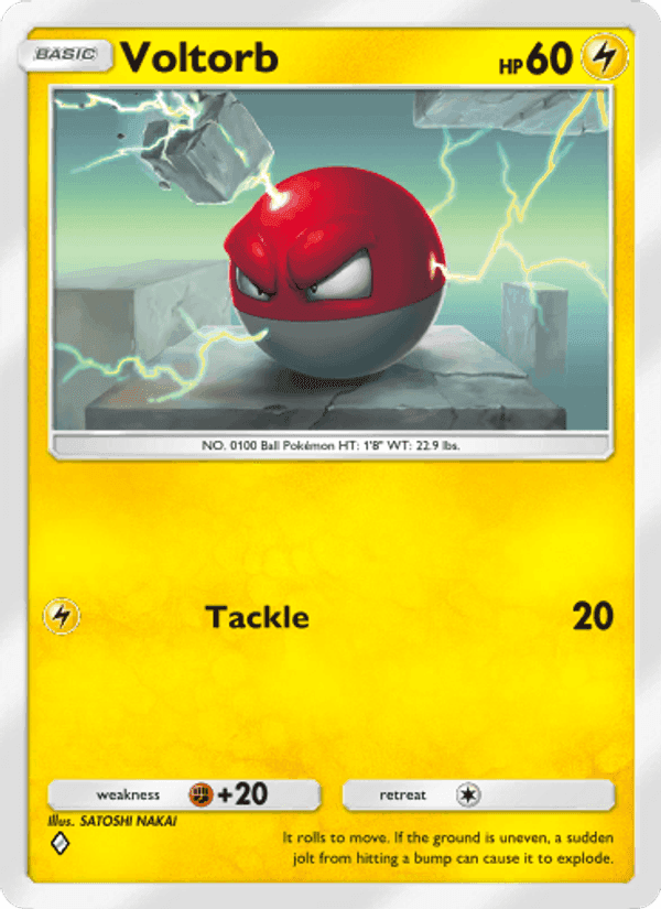 Carta Pokémon Voltorb 099