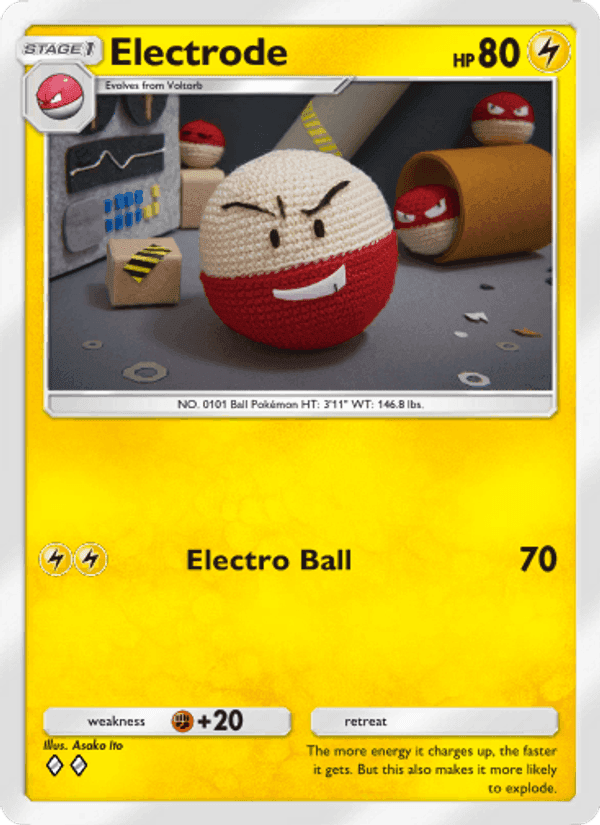 Carta Pokémon Electrode 100