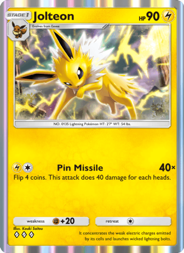Carta Pokémon Jolteon 102