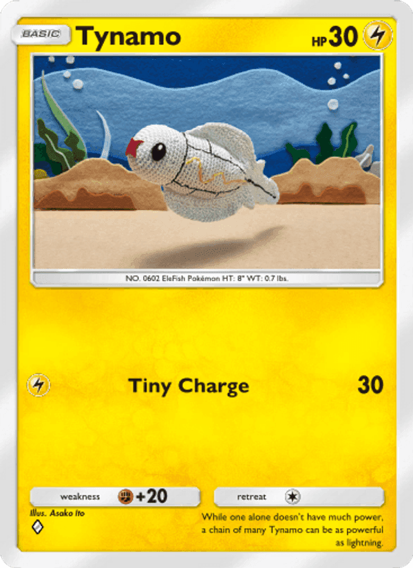 Carta Pokémon Tynamo 107