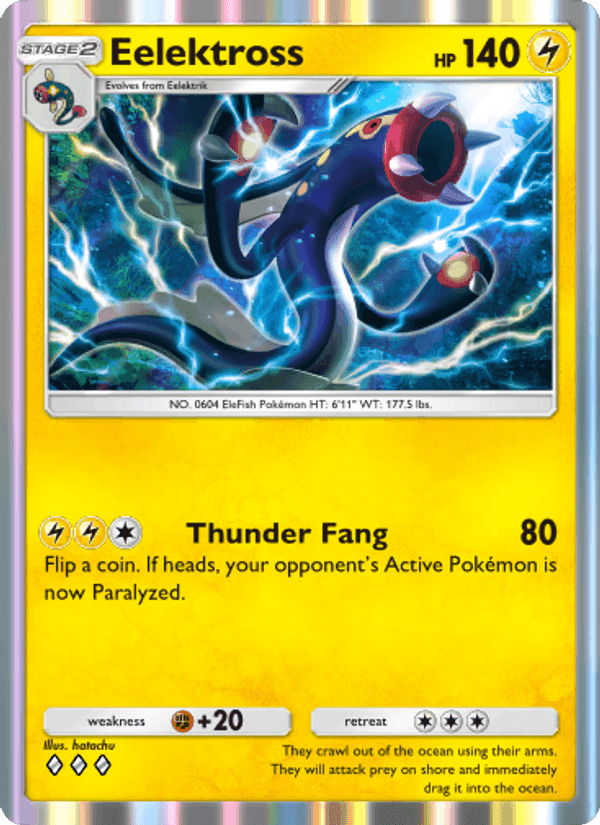 Carta Pokémon Eelektross 109