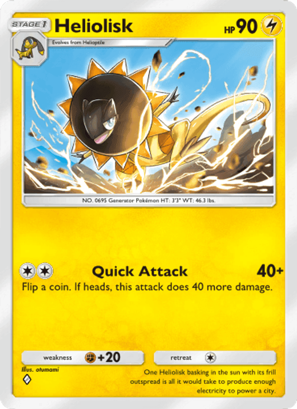 Carta Pokémon Heliolisk 111