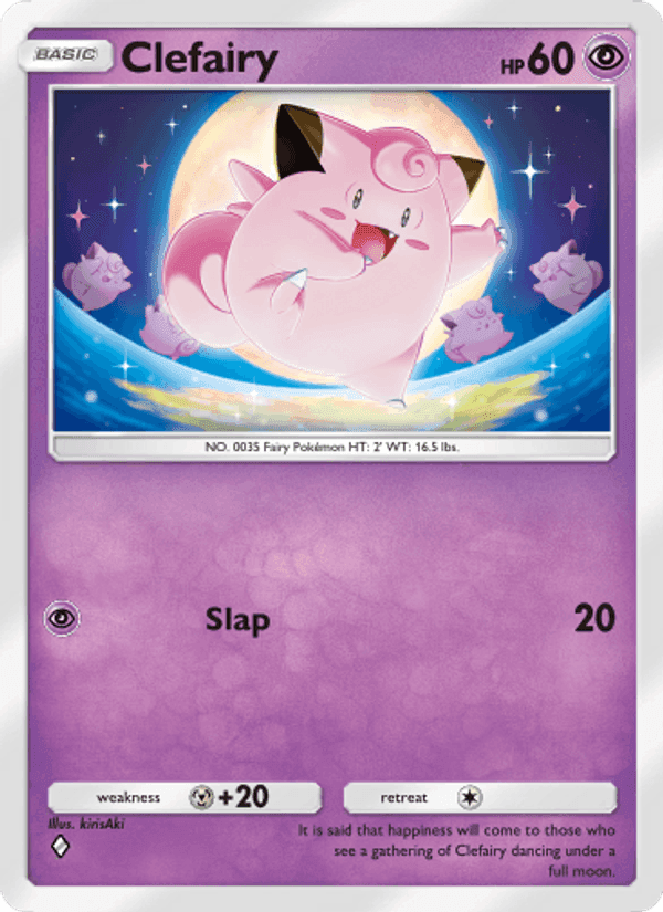 Carta Pokémon Clefairy 113