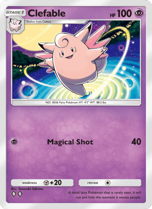 Carta Pokémon Clefable 114