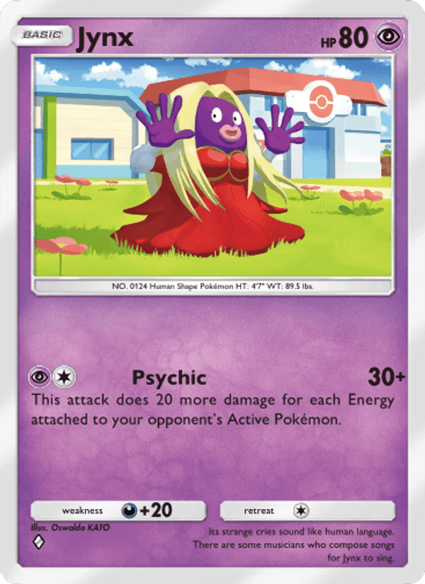 Carta Pokémon Jynx 127