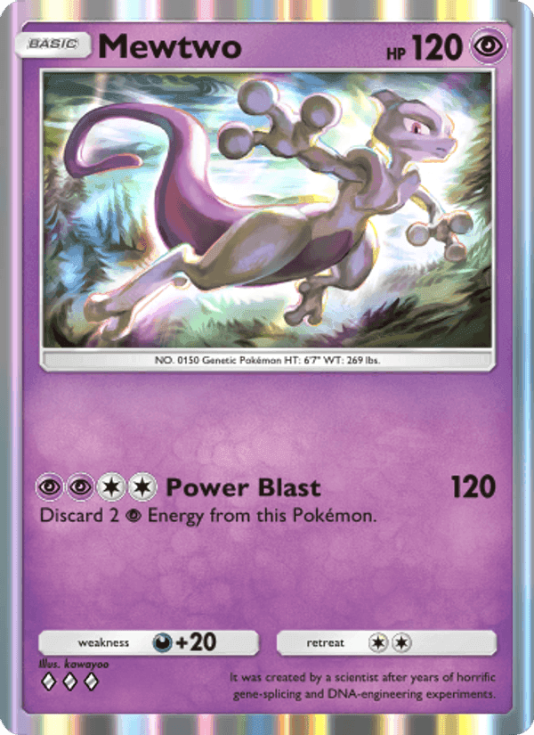 Carta Pokémon Mewtwo 128