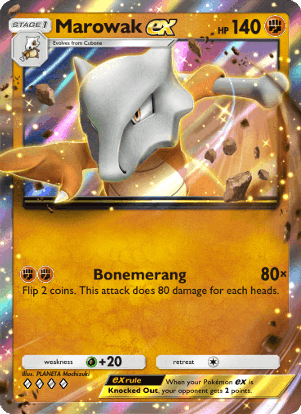 Carta Pokémon Marowak ex 153