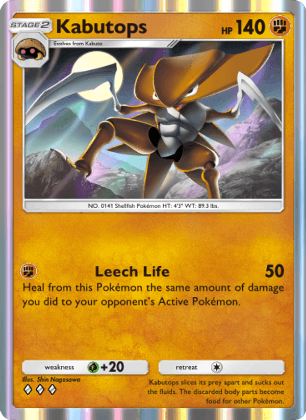 Carta Pokémon Kabutops 159