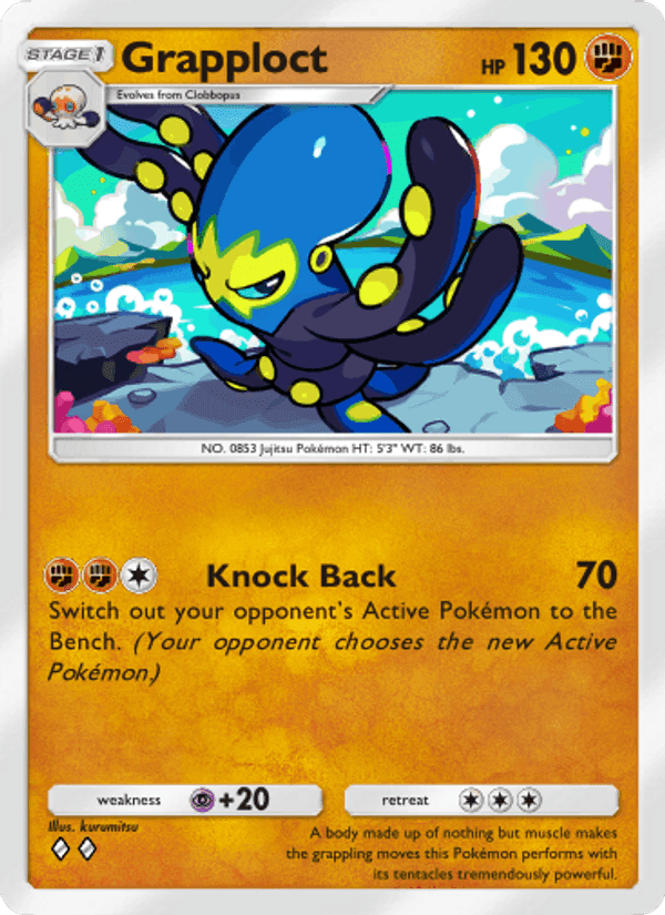 Carta Pokémon Grapploct 163