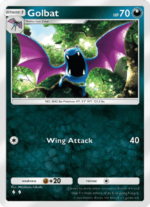 Carta Pokémon Golbat 173