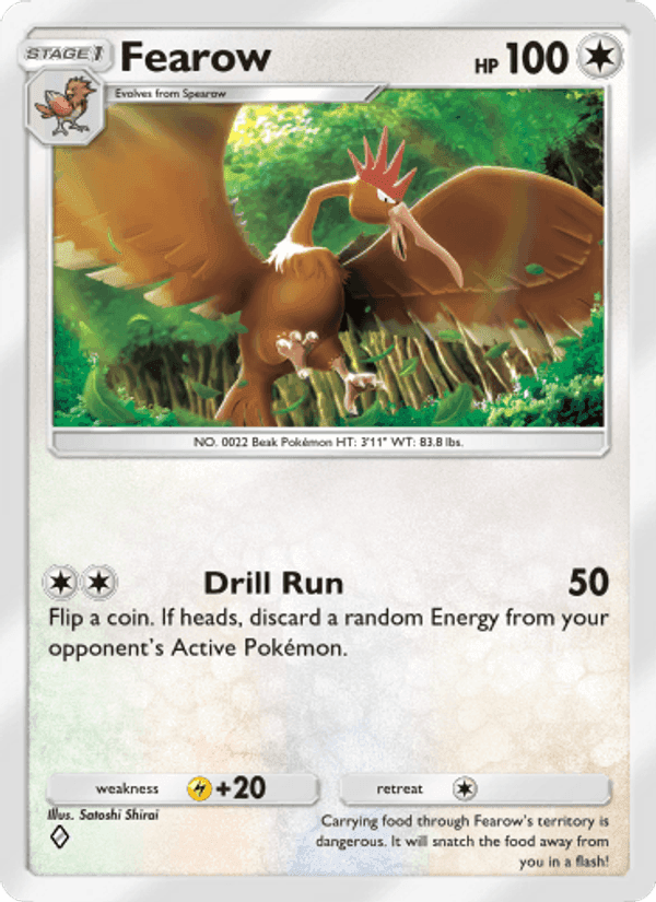 Carta Pokémon Fearow 192