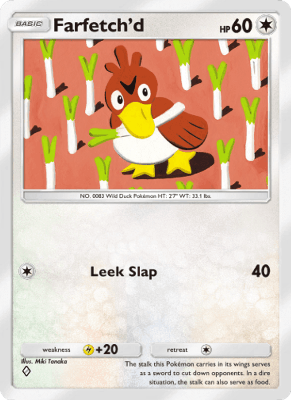Carta Pokémon Farfetch'd 198 de A1