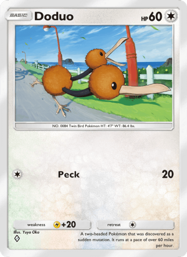 Carta Pokémon Doduo 199