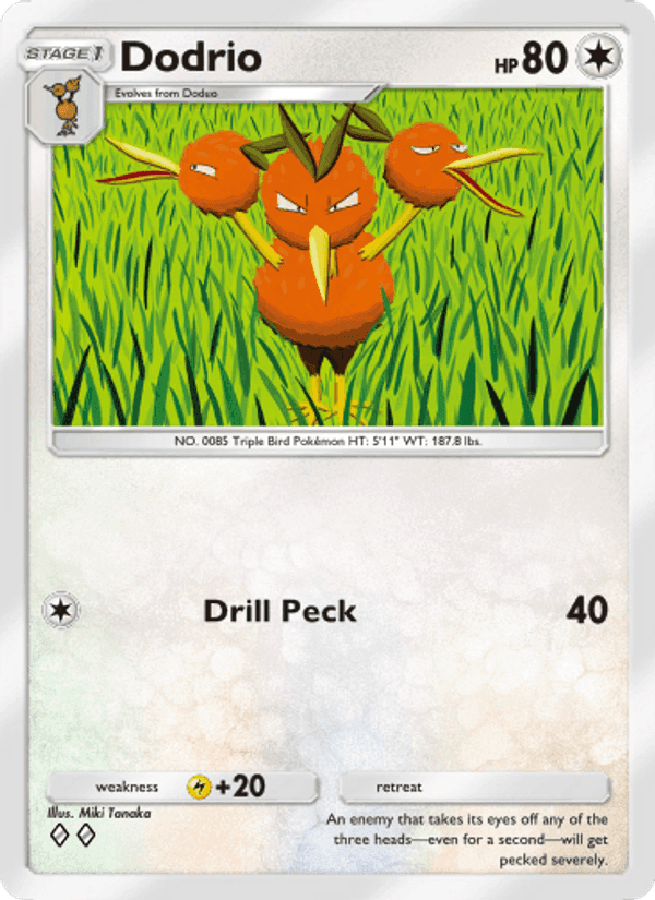 Carta Pokémon Dodrio 200