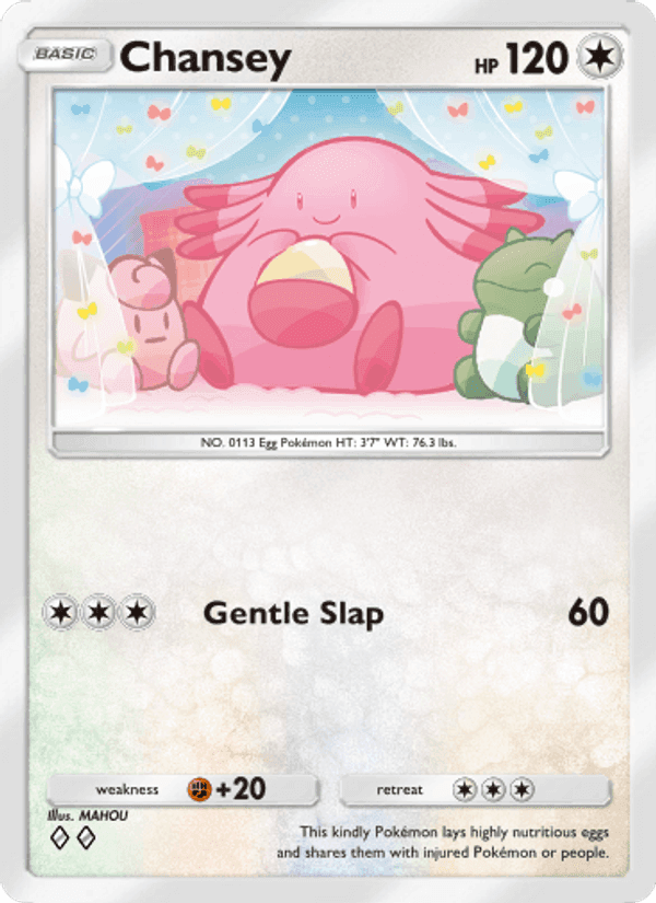 Carta Pokémon Chansey 202