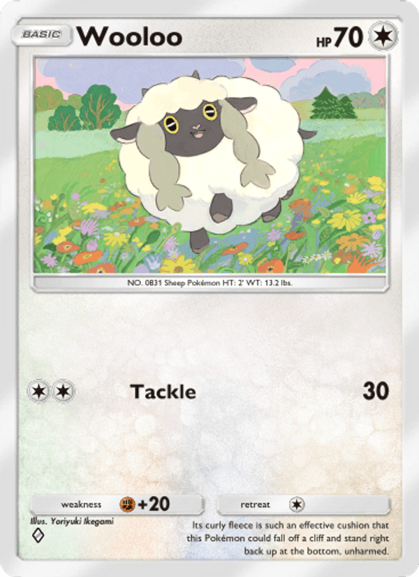 Carta Pokémon Wooloo 214
